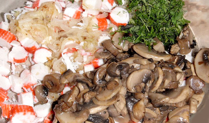 Salad recipes with milk mushrooms