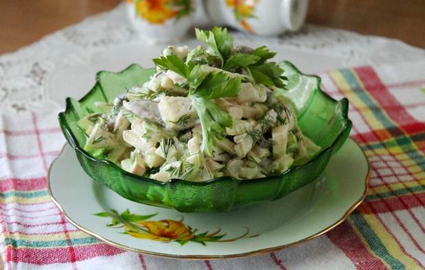 Salads from salted mushrooms: recipes for cooking at home