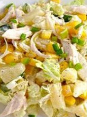 Salads with champignons and corn: simple recipes