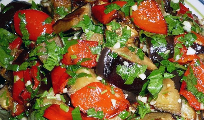 Salads with fried champignons: step by step recipes