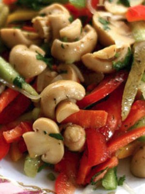 Salads with pickled champignons: homemade recipes