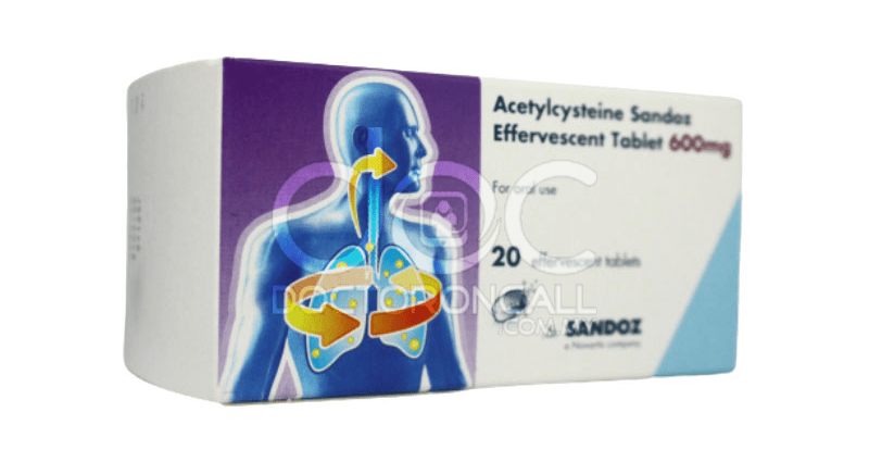 Sandoz acetylcysteine ​​- indications, use, precautions