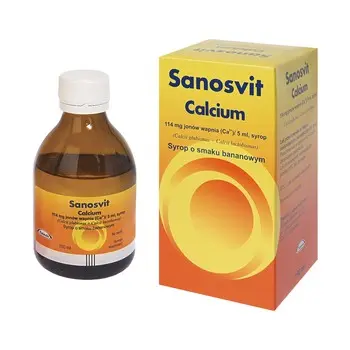 Sanosvit Calcium for calcium deficiency. How to use the syrup?