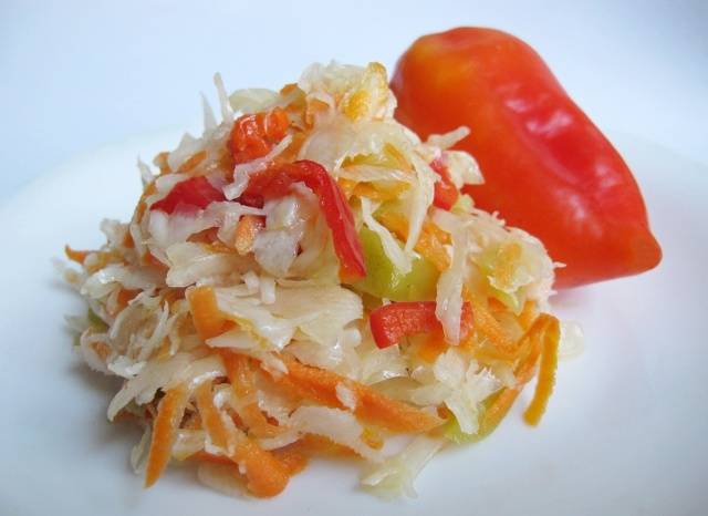 Sauerkraut per day with vinegar