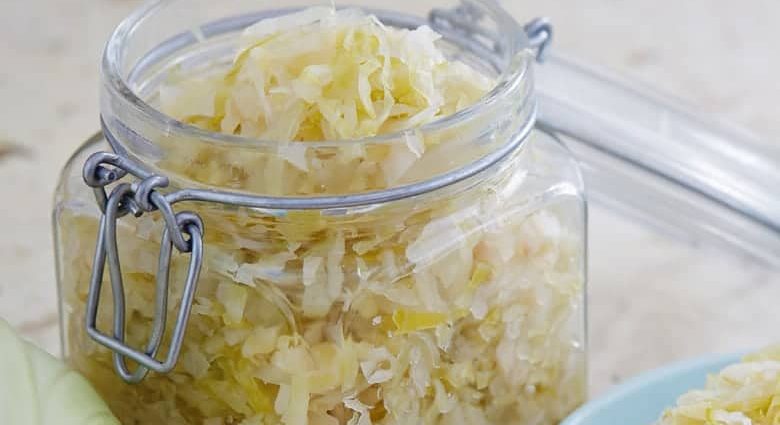 Sauerkraut per day with vinegar