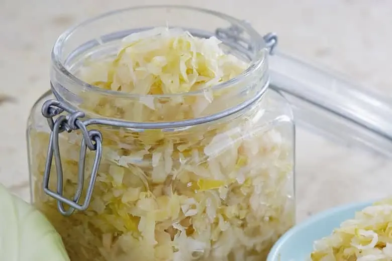 Sauerkraut per day with vinegar