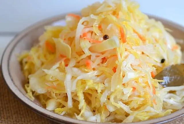 Sauerkraut with carrots