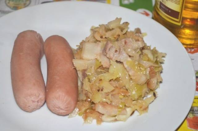 Sauerkraut with carrots