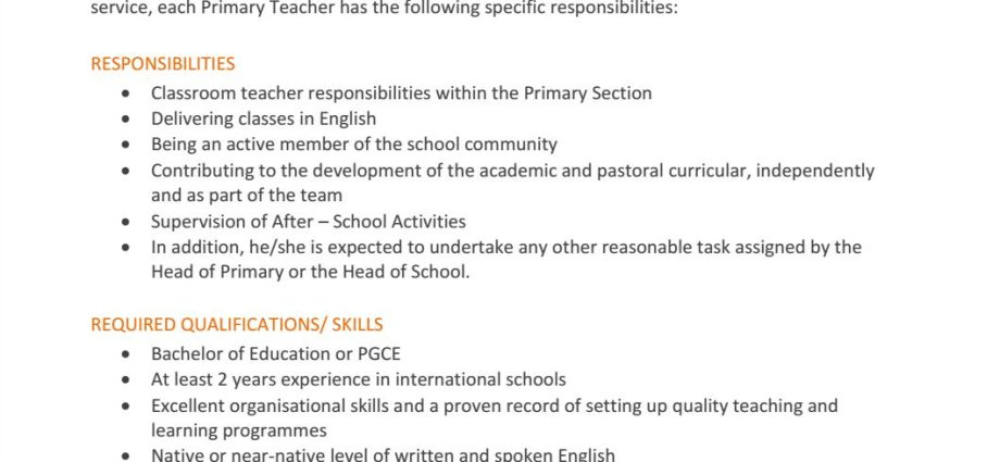 School educator &#8211; duties, qualifications, tasks, earnings