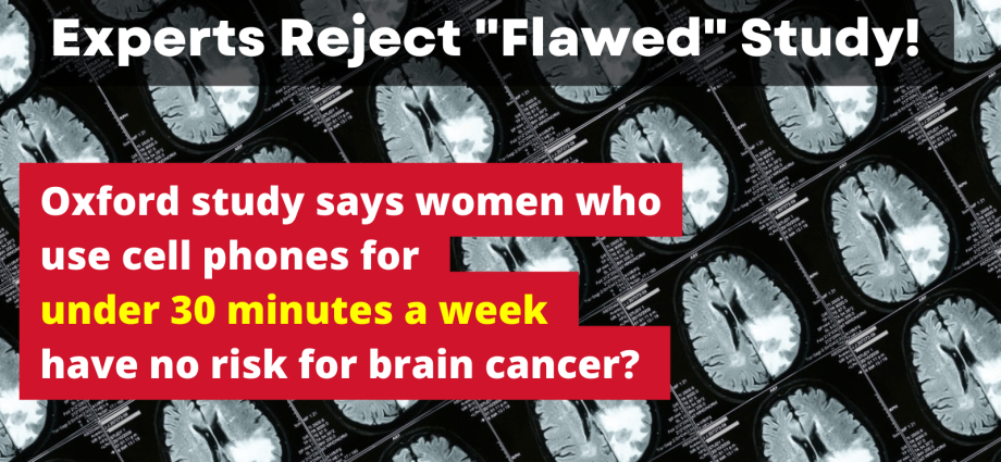 Scientists studied 750 thousand. women to find out if cell phones cause cancer. The results are controversial