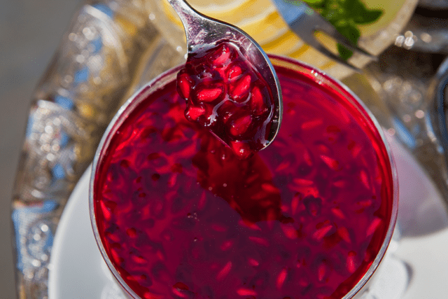 Seed pomegranate jam