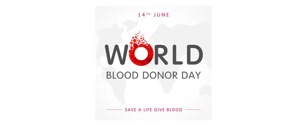 Share blood, save a life. World Blood Donor Day 2020