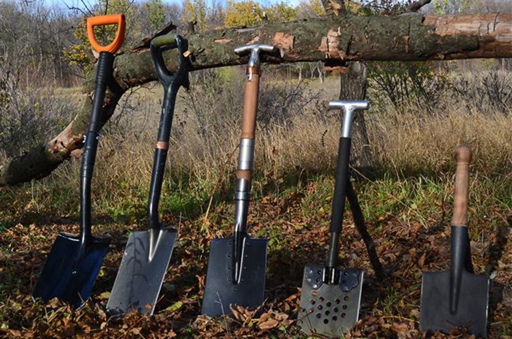 Shovel shapes: varieties and applications in the garden