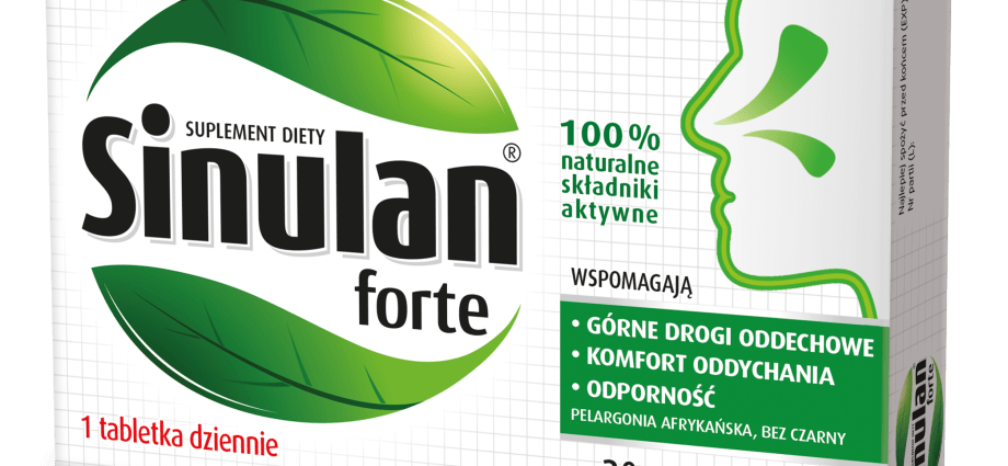 Sinulan Forte &#8211; composition, action, indications, contraindications, dosage