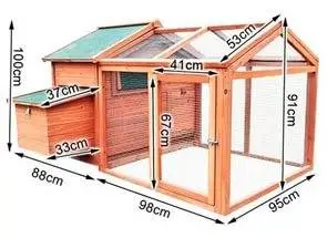 Small do-it-yourself chicken coop 