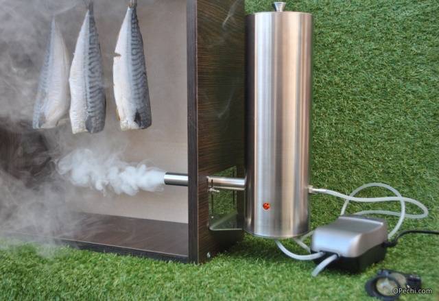 Smoke generator compressor