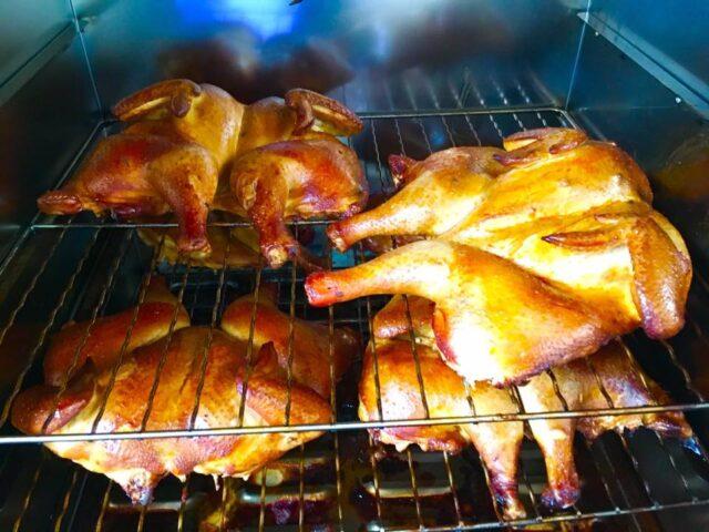 Smoking wild duck at home