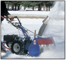 Snow blower for Ugra NMB-1 walk-behind tractor