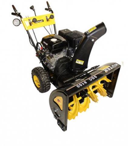 Snow blower Huter SCG 8100c on caterpillars