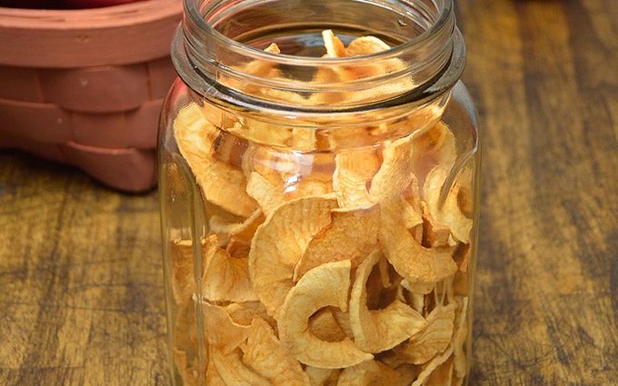 Soaked apples in jars for the winter