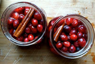 Soaked cranberries