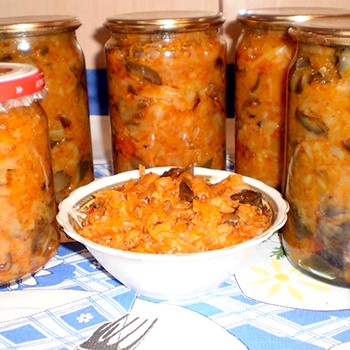 Solyanka with mushrooms for the winter: recipes for home preservation