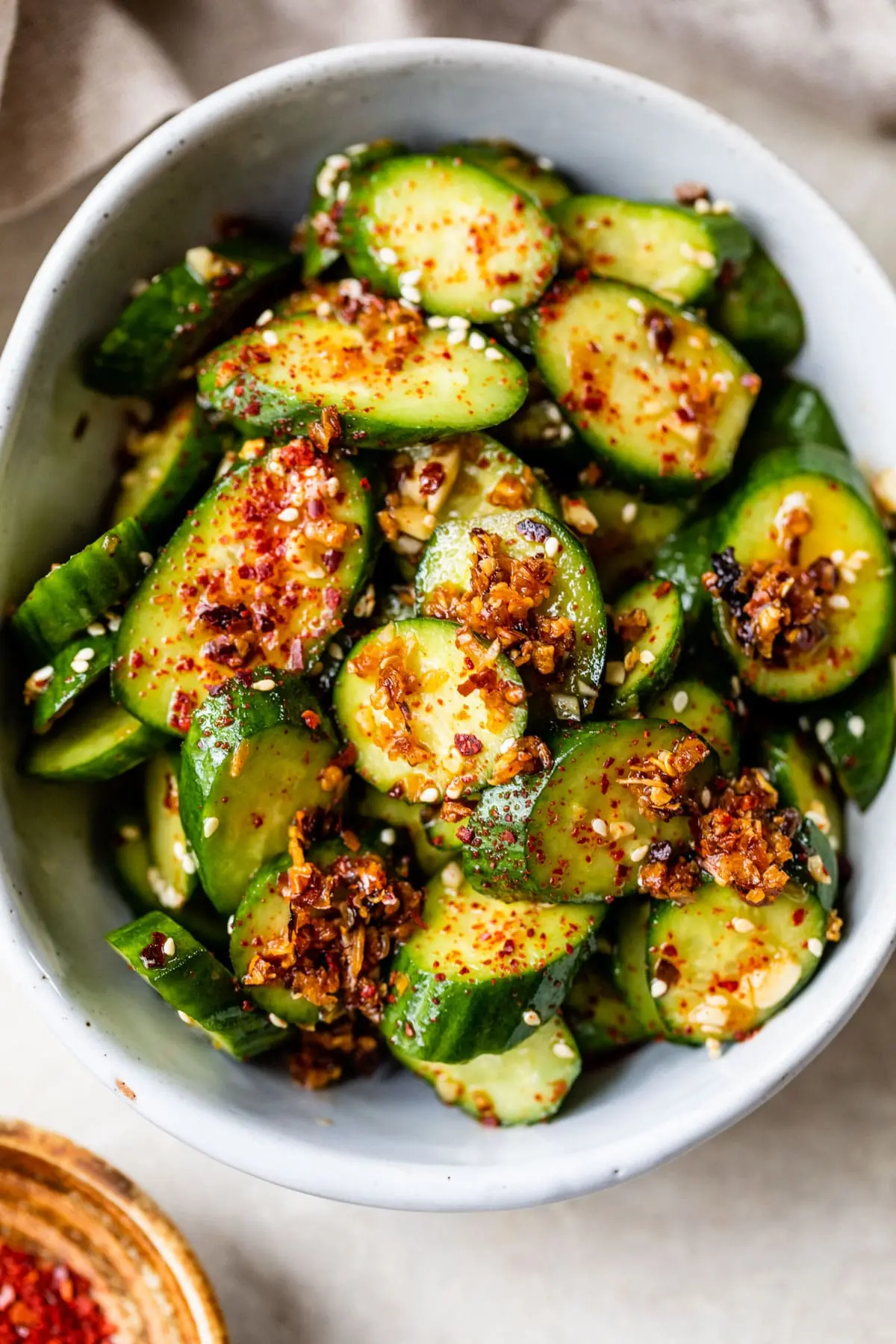 Spicy cucumber salad 