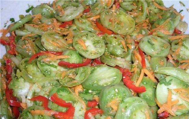 spicy green tomato salad recipe