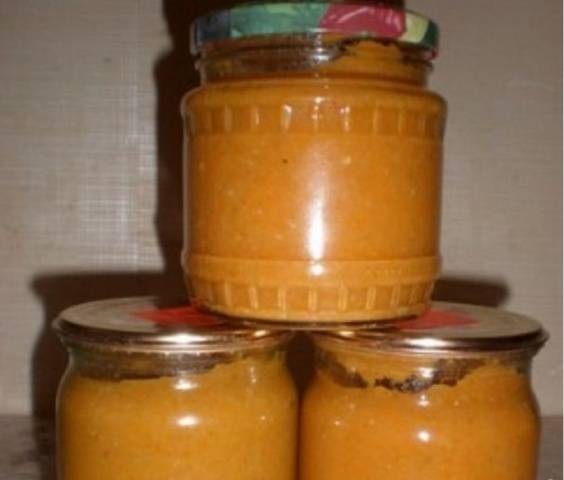 Squash caviar: recipe through a meat grinder