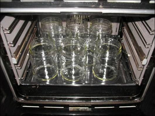 Sterilization in the oven: how many minutes 