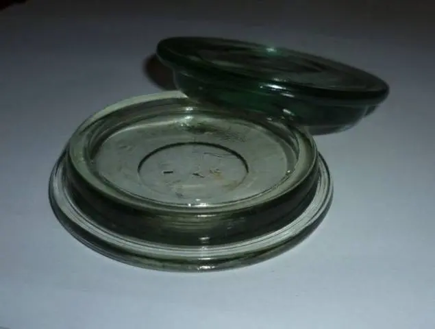 Sterilization of caps: with rubber bands, nylon, plastic, screw caps 