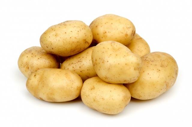 Storing washed potatoes 