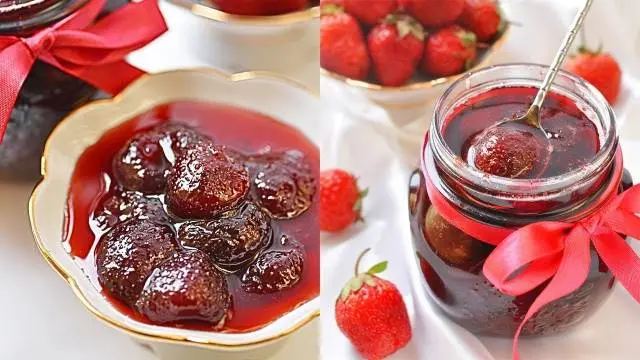 Strawberry jam 5 minutes