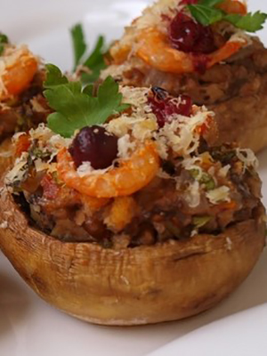 Stuffed champignons: appetizer recipes