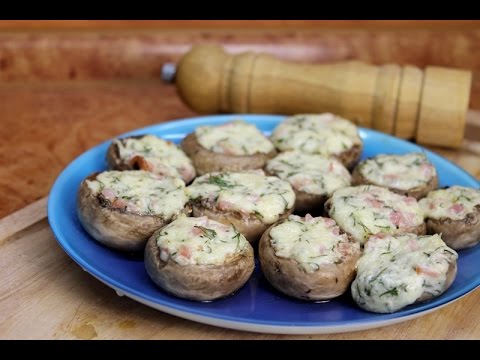 Stuffed champignons: appetizer recipes