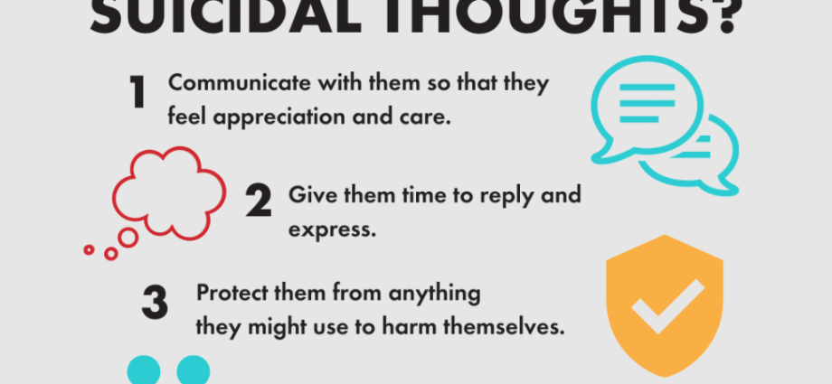 Suicidal thoughts &#8211; recognition. How to help people with suicidal thoughts