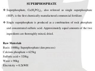 Superphosphate: composition and instructions for use