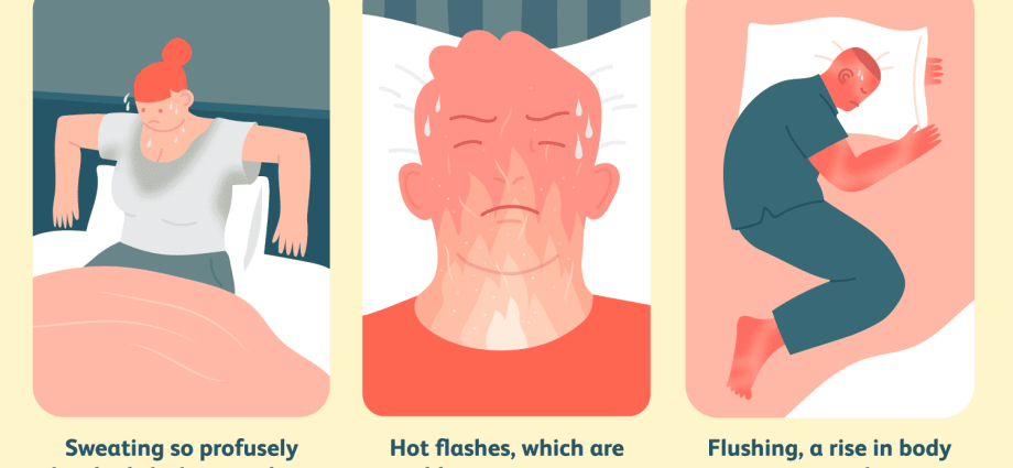 Sweating at night &#8211; how can you deal with it?