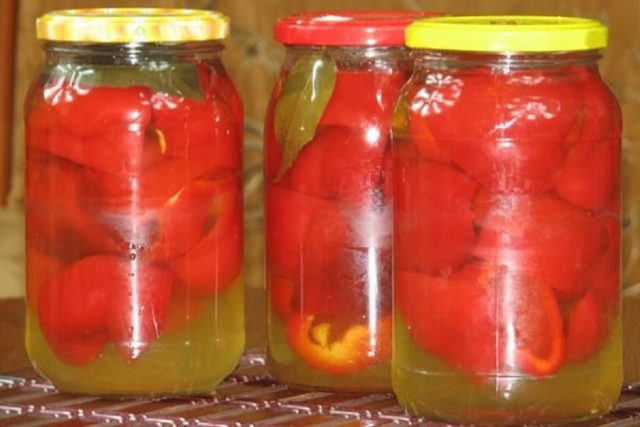 Sweet peppers in honey filling for the winter: yummy, Lick your fingers, delicious recipes for blanks