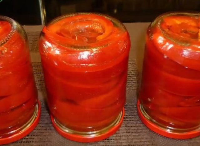 Sweet peppers in honey filling for the winter: yummy, Lick your fingers, delicious recipes for blanks