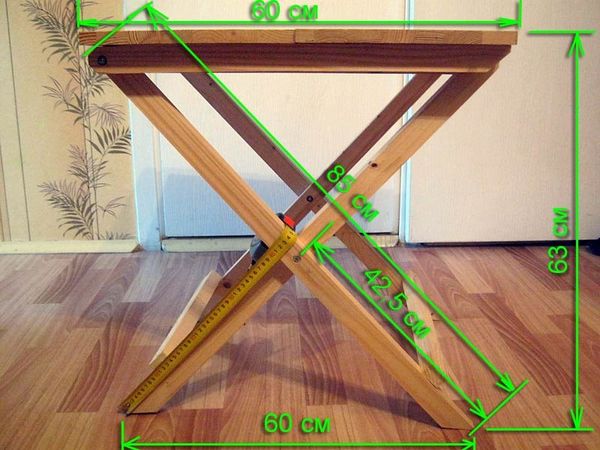 Table in the gazebo with your own hands: how to make garden furniture from wood and metal, drawings with dimensions and schemes for assembly