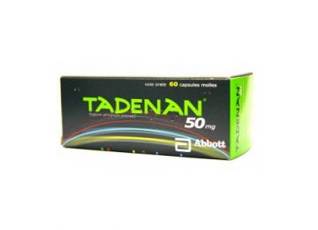 Tadenan 50 for urination disorders. Is Tadenan 50 prescription?