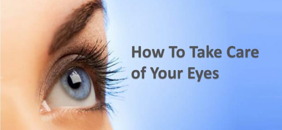 Take care of your eyes like a pro!