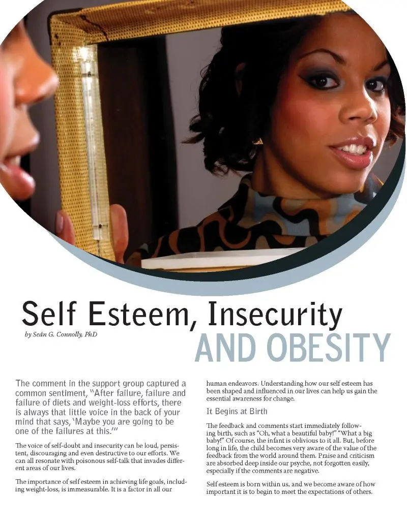 Talking about weight lowers your self-esteem