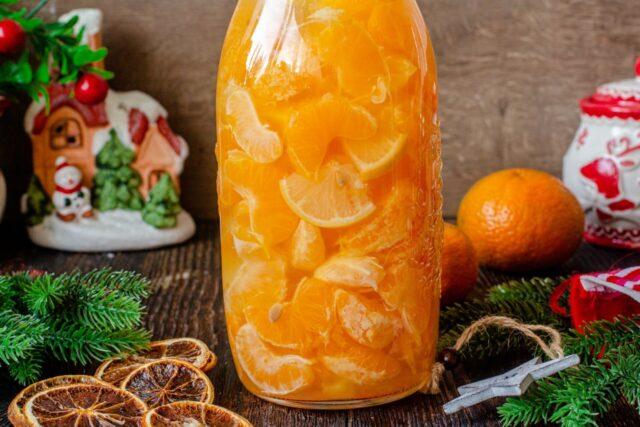 Tangerine compote at home: recipes with photos step by step