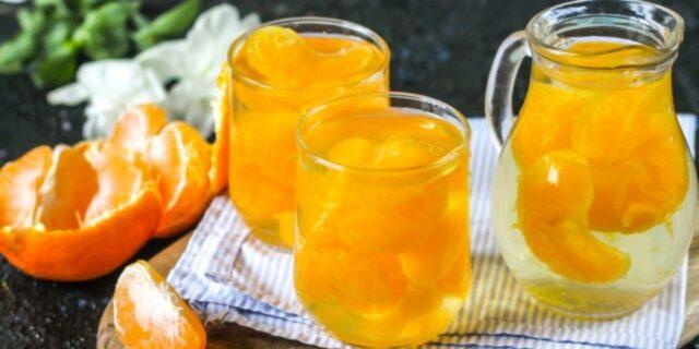 Tangerine compote at home: recipes with photos step by step