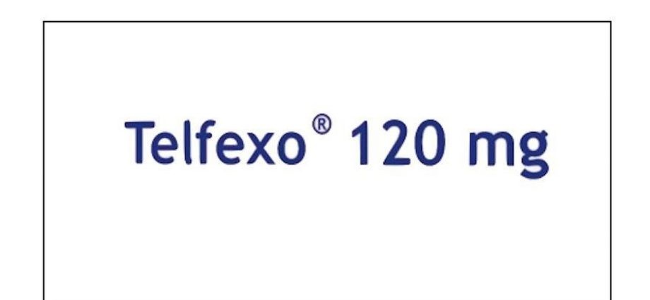 Telfexo 120 mg &#8211; indications, contraindications, dosage