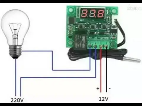 Temperature controllers with air temperature sensor for incubator