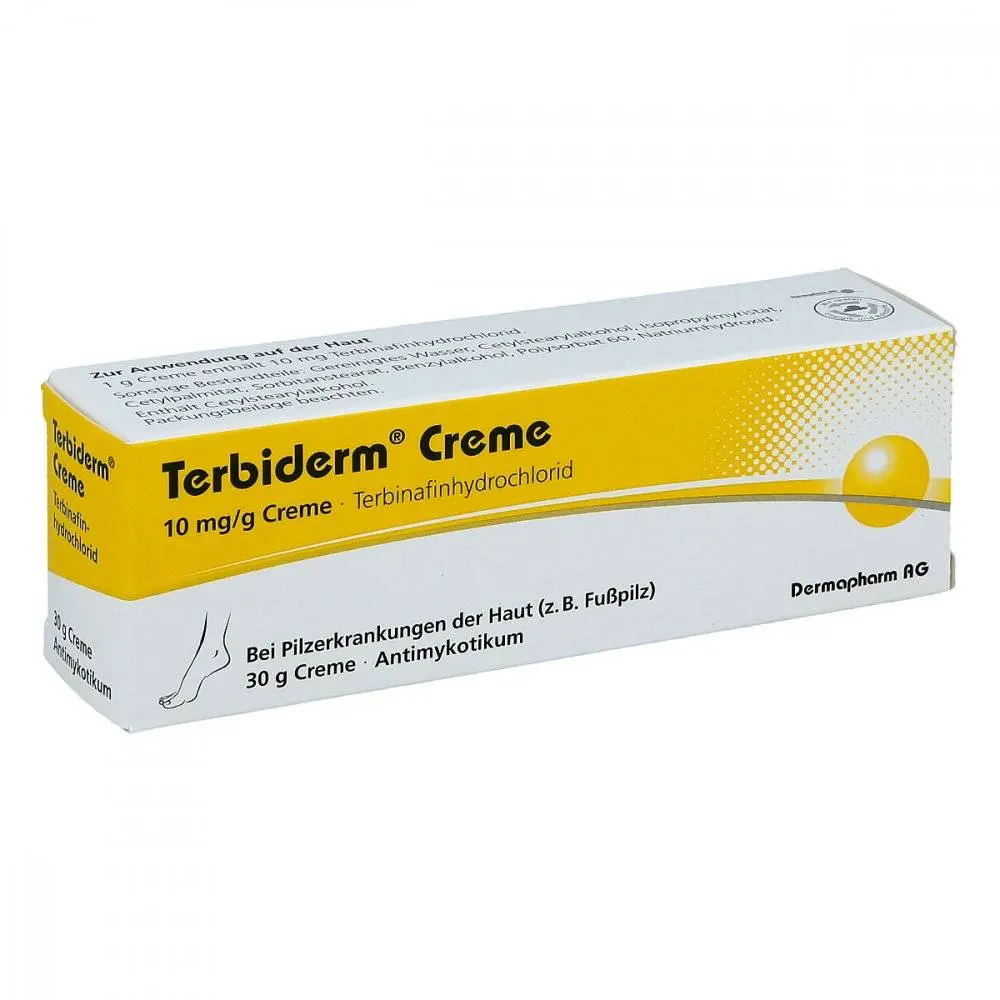 Terbiderm for fungal skin infections. Dosage of the preparation