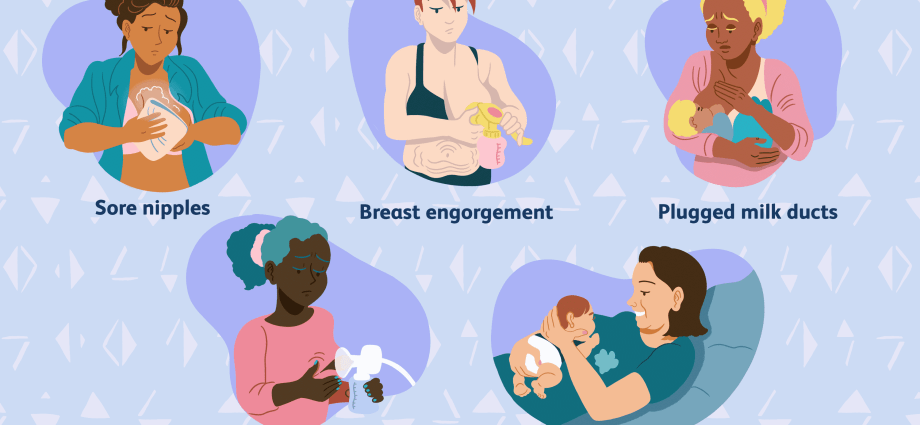 The 7 most common health problems associated with breastfeeding